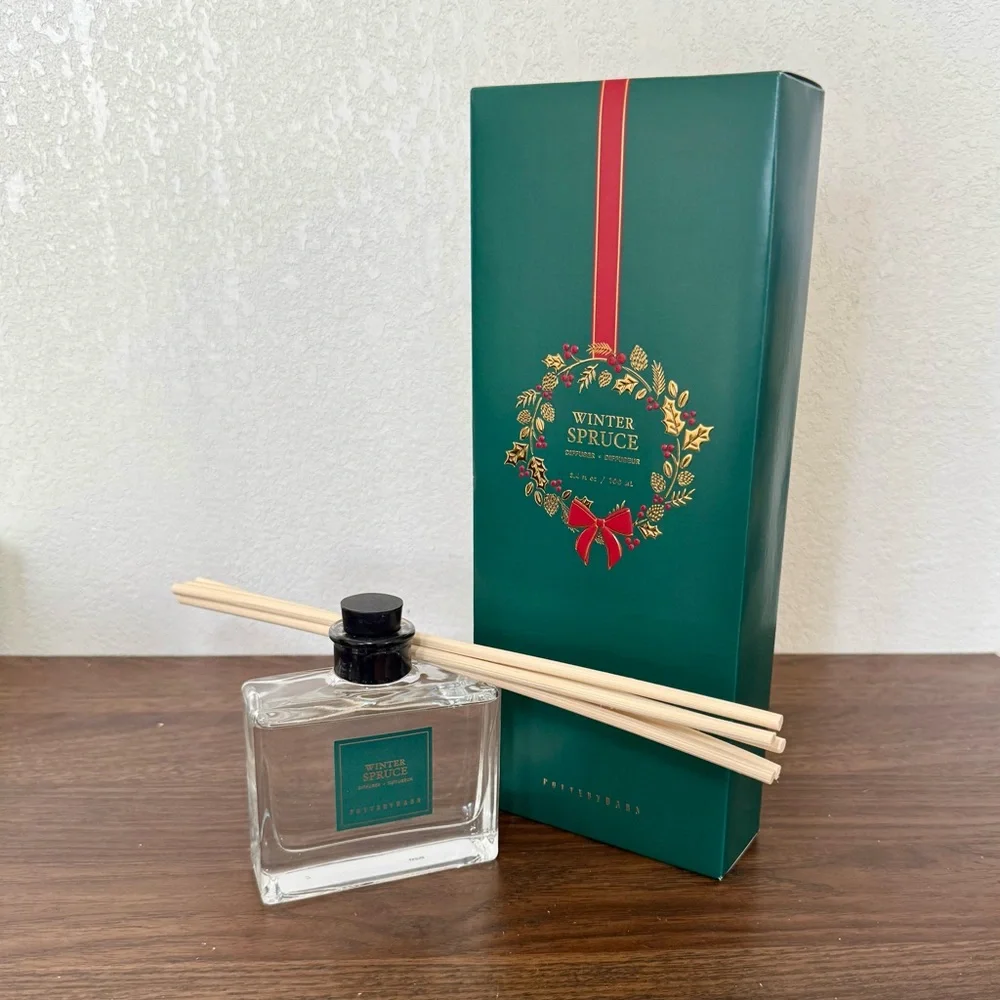 Pottery Barn Winter Spruce Small Diffuser 3.4oz
